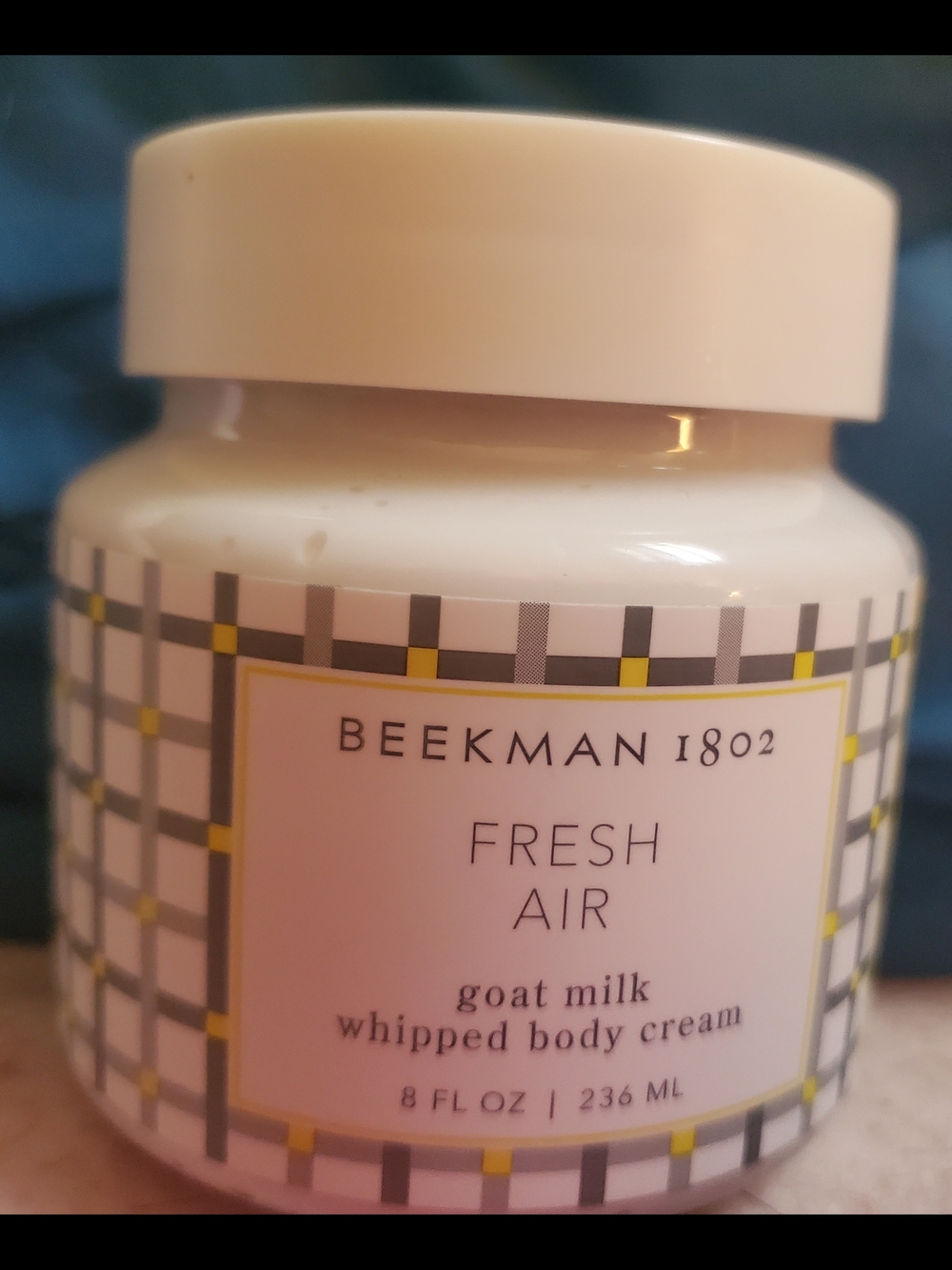 Beekman 1802 Fresh Air Goat Milk Whipped Body Cream - White & Yellow